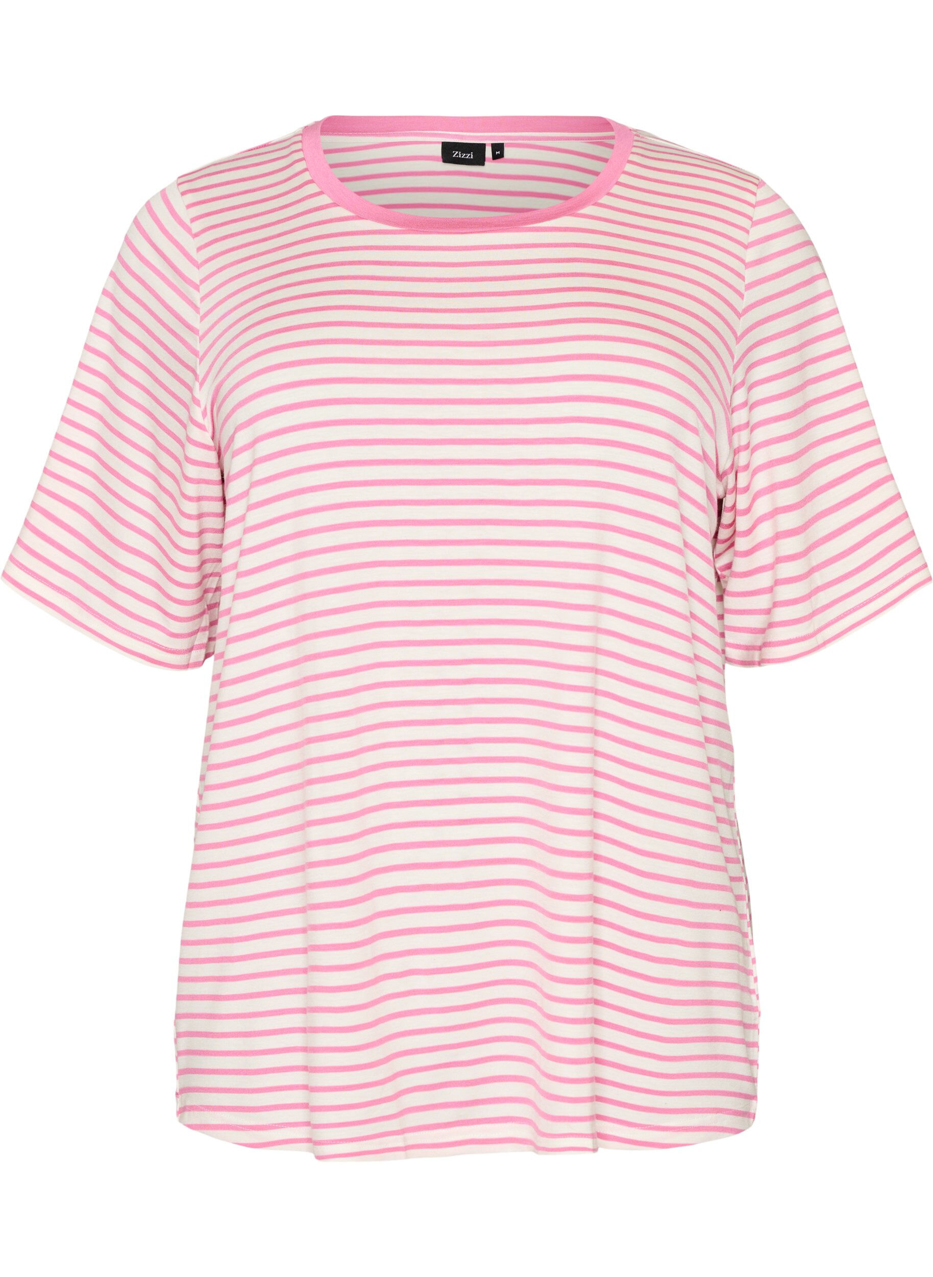 T-skjorte med TENCEL&trade; Lyocell og striper