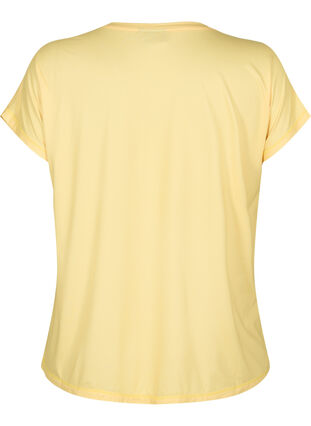 Kortermet trenings T-skjorte, Lemon Meringue, Packshot image number 1