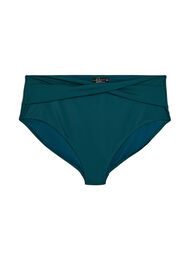 Bikinitruser med omslagsdetaljer, Gr&oslash;nn