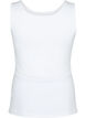 Vendbar topp i stretch, Bright White, Packshot image number 1