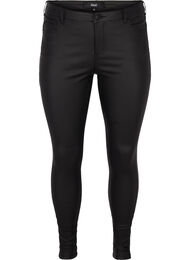 Coated Amy jeans, Black coated