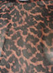 Mesh bluse med trykk, Brun, Packshot image number 2