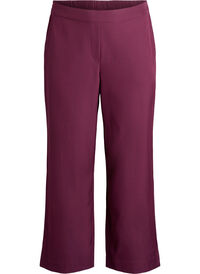 FLASH - Loose bukser med lommer, Mørk Bordeaux FLASH - Loose bukser med lommer