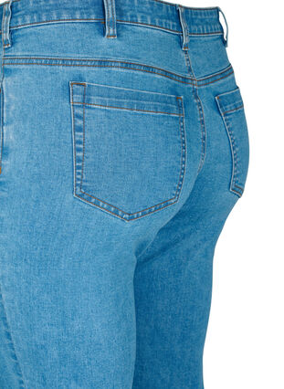 Smal passform Emily jeans med perler, Light Blue, Packshot image number 4