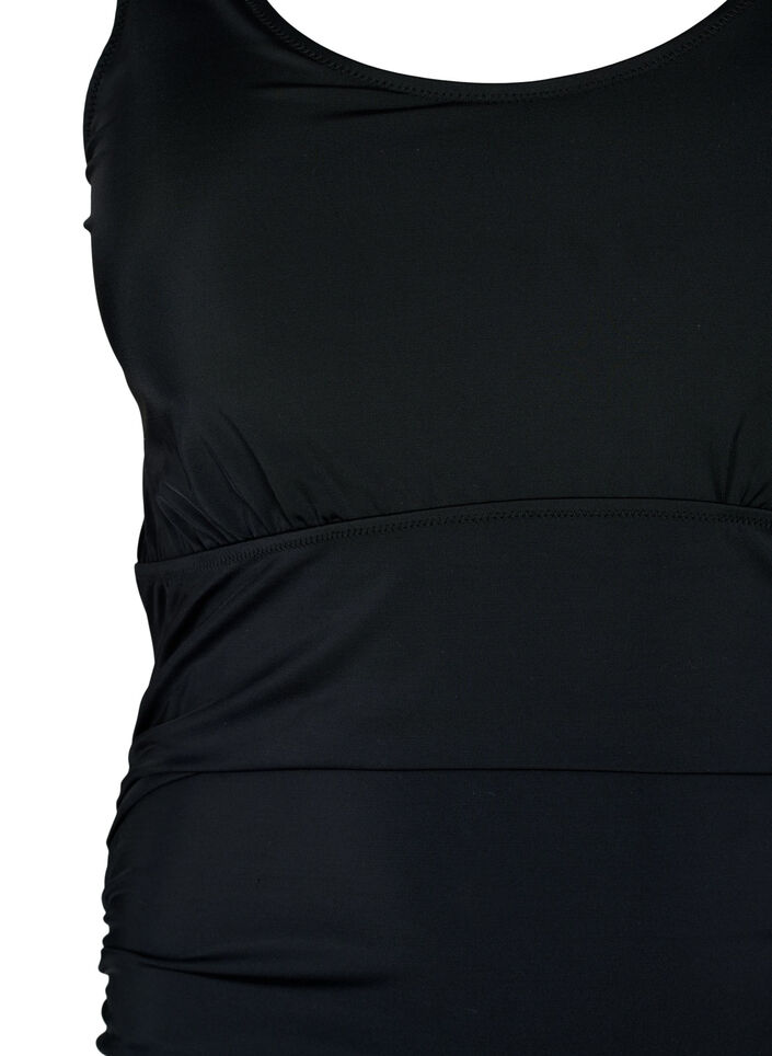 Badedrakt med ben, Svart, Packshot image number 2