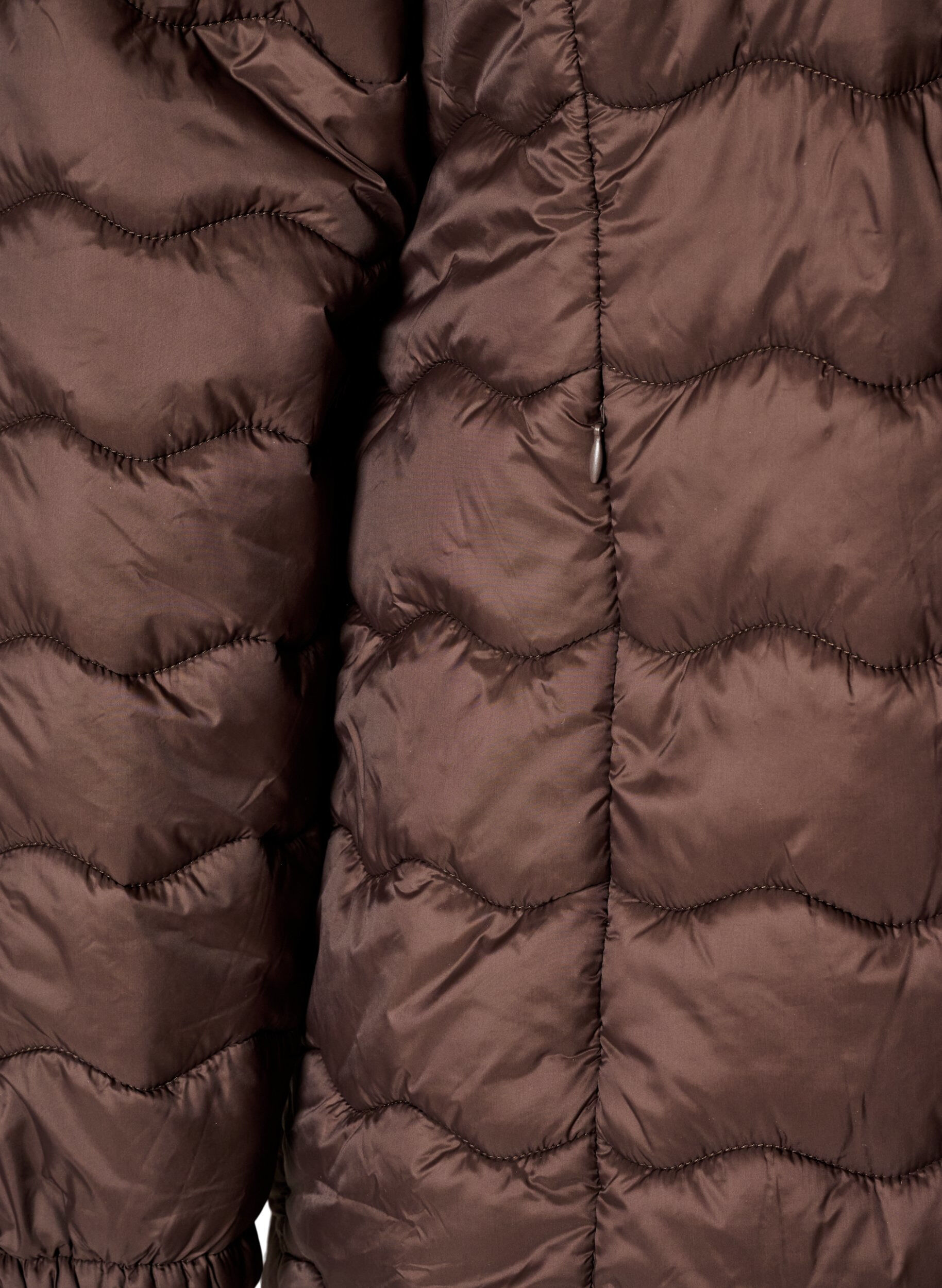 ZizziQuiltet jakke, Brun, Packshot image number 3