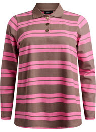 Stripete poloskjorte med lange ermer, Bubblegum W. Fossil
