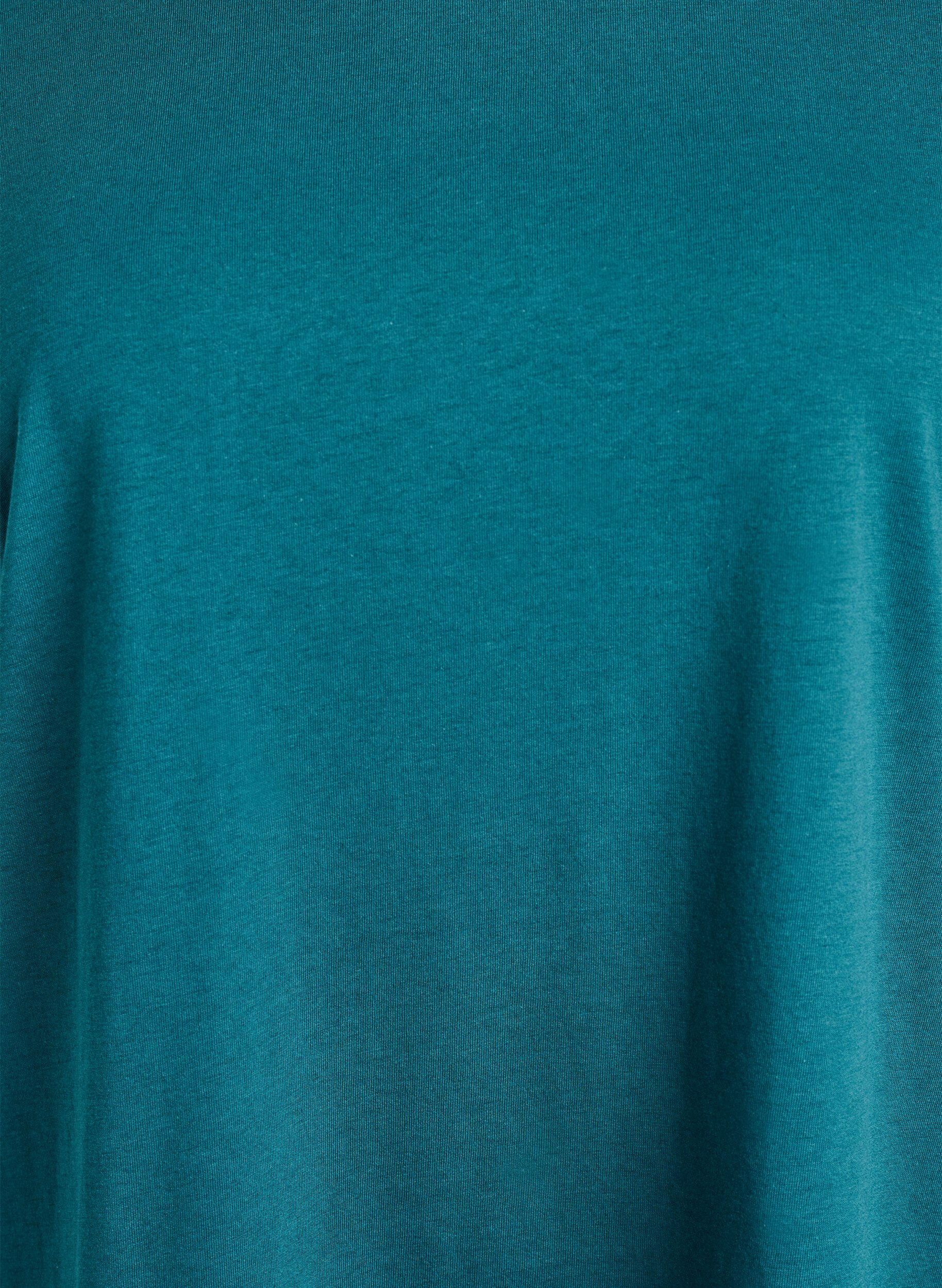 Zizzi Kortermet t-skjorte i bomullsblanding, Gr&oslash;nn, Packshot image number 2