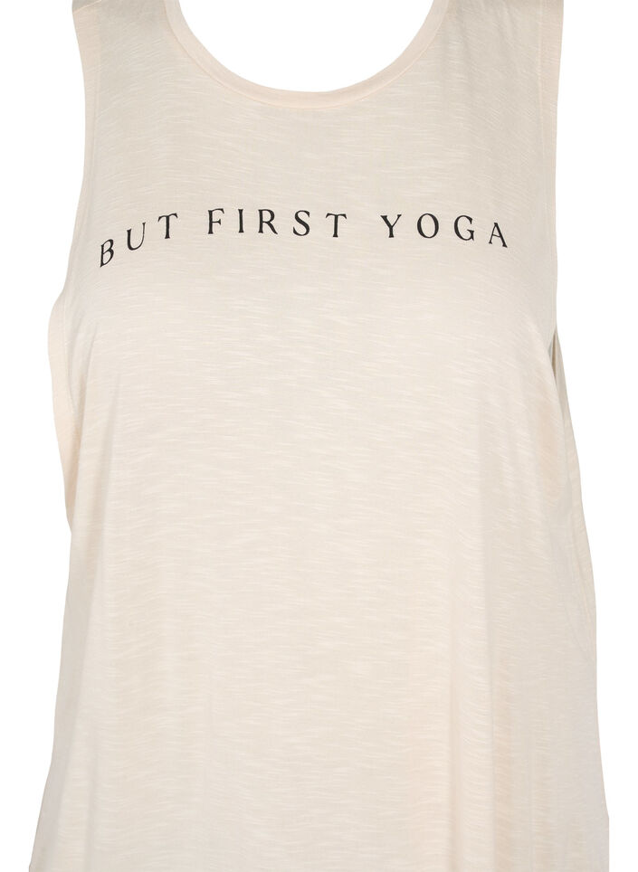 Ermeløs treningstopp i viskose, Lilac Ash w. BlackP., Packshot image number 2