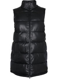 Vest i imitert skinn