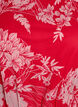 Lang chiffongkjole med blomstertrykk, Red Flower AOP, Packshot image number 2