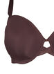 Formstøpt BH med kryssdetaljer, Brun, Packshot image number 2