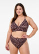 Leopard bikini-string, Brun, Model image number 0