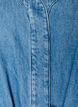 Denimkjole med V-hals og knytebelte, Bl&aring;, Packshot image number 2