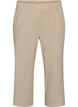 Loose fit bukser med 7/8 lengde, Beige, Packshot image number 0