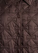 Lett polstret jakke med dekorativ quilting, Brun, Packshot image number 2