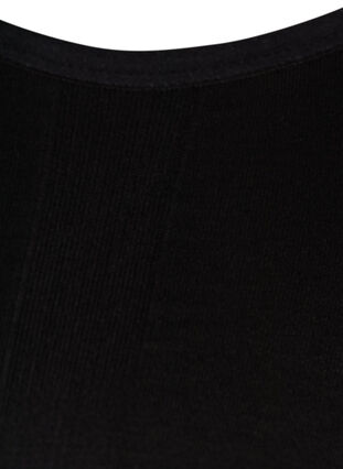 Zizzi Shapewear kjole med tynne stropper, Svart, Packshot image number 2