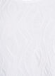 Bluse med tekstur og 3/4-ermer, Hvit, Packshot image number 2