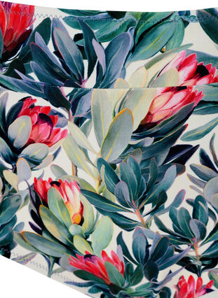 Bikiniunderdel, Red Green Flower, Packshot image number 2