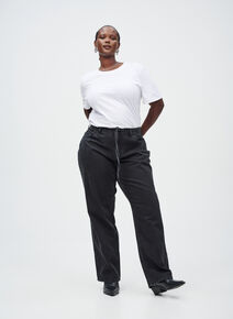 Jeans med snørebånd,  Jeans med snørebånd, , Model