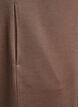Kortermet kjole i modalblandet sweatshirtkvalitet, Brun, Packshot image number 3