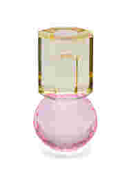 Lysestake i krystall, Lysegul/Pink