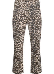 Straight fit jeans med sebraprint, Leo AOP L : 78