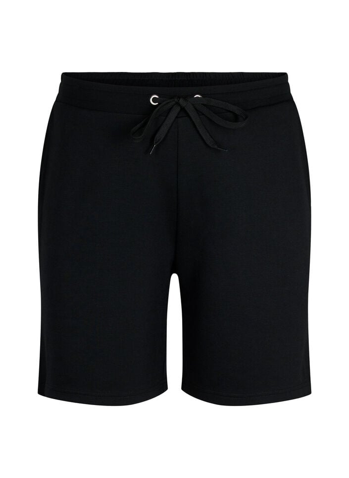 Shorts laget av en modal-miks med lommer, Svart, Packshot image number 0