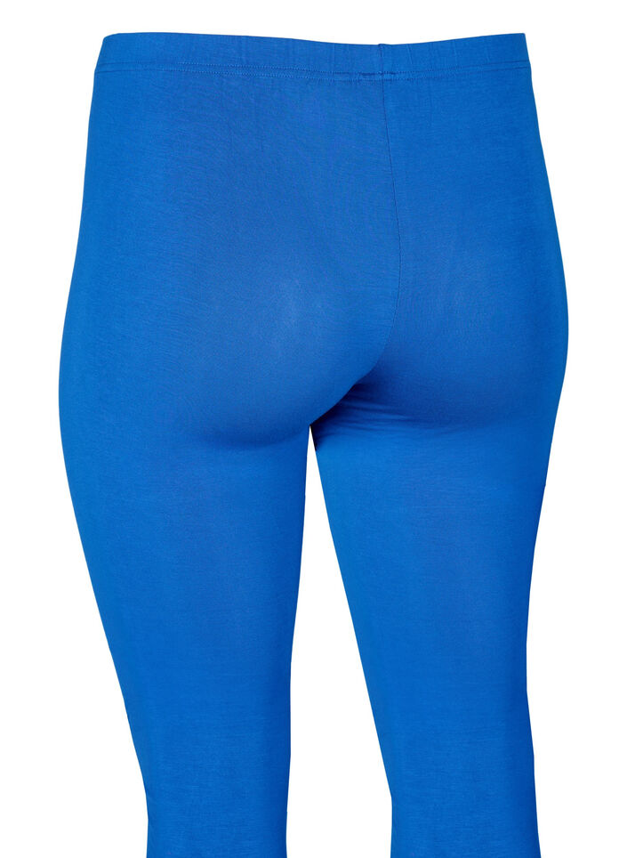 Basis leggings i viskose, Blå, Packshot image number 3