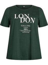 T-skjorte med trykk, Gr&oslash;nn