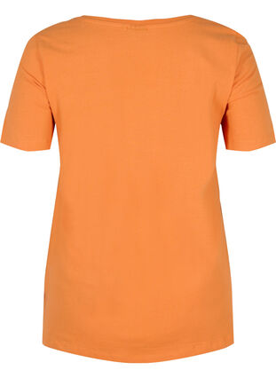 Basis T-skjorte med V-hals, Amberglow, Packshot image number 1