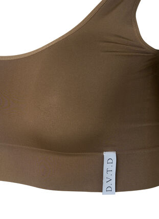 Zizzi Sømløs BH med rund hals, Driftwood, Packshot image number 3