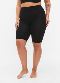 2-pack sømløs basic shorts, Black, Model