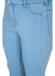Cropped Amy jeans med glidelås, Blå, Packshot image number 2