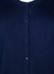 Strikket cardigan i viskose med knapper, Navy Blazer, Packshot image number 2