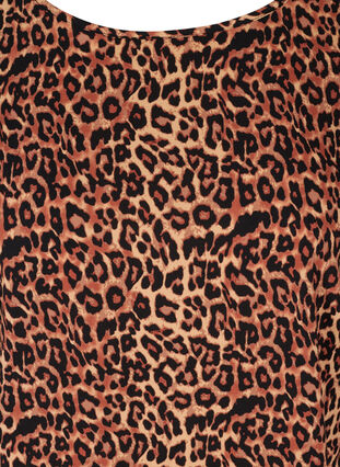 Kortermet tunika med leopardmønster, Leopard AOP, Packshot image number 2