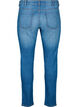 Emily jeans med vanlig liv og smal passform, Blue denim, Packshot image number 1