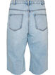 Cropped jeans med en avslappet stil og r&aring; kanter, Bl&aring;, Packshot image number 1