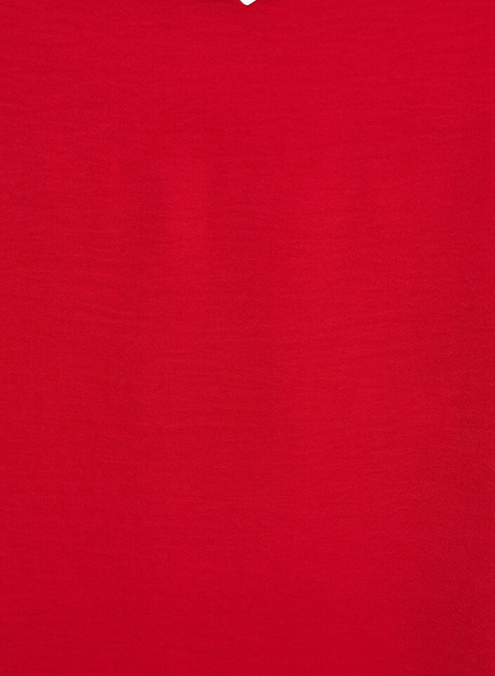 Topp med bølgete fold, Rød, Packshot image number 2
