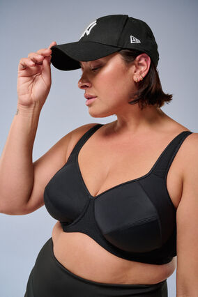 Zizzi Sports-bh med bøyle og høy støtte, , Model