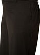 Dressbukse med h&oslash;y midje og straight fit, Svart, Packshot image number 2