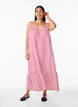 Sommerkjole med striper og A-form, Rosa, Model image number 0