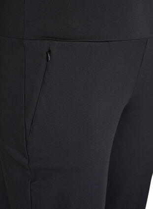 Zizzi Joggebukser med lommer, Svart, Packshot image number 2