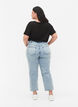 Cropped Vera jenas med nagler, Light blue denim, Model image number 1