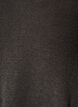 Jersey bluse med ribbet tekstur og A-linje passform, Svart, Packshot image number 2