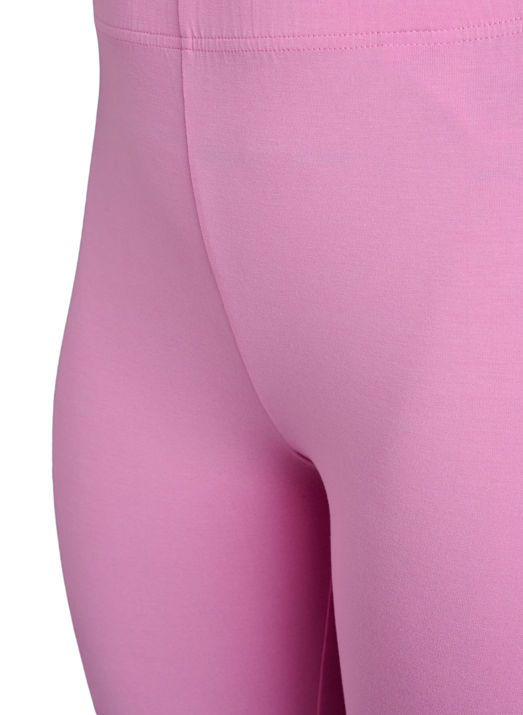 ZizziBasis 3/4 leggings i viskose, Rosa, Packshot image number 2