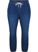 Joggebukse i denim med lommer, Bl&aring;, Packshot image number 0
