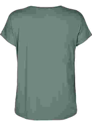 Kortermet trenings T-skjorte med mønster, Laurel W. w. Print, Packshot image number 1