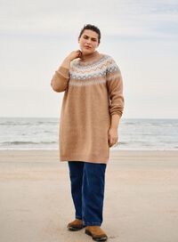 Strikk med detaljer, , Model