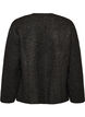 Loose fit cardigan med lommer, Svart, Packshot image number 1